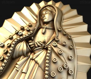 3D model Ostrobramskaya icon of the Mother of God (STL)